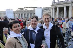 Holy Cross sister witnesses canonization of congregation's first saint