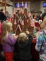 Gingerbread houses designed for a cause