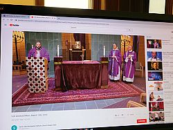 Priests offer online liturgy during church closures