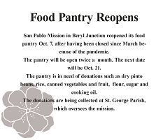 San Pablo food pantry reopens
