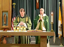 Bishop Wester makes a pastoral visit to HAFB