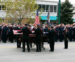 Firefighter is honored, remembered by many