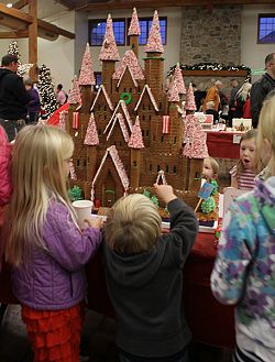 Gingerbread houses designed for a cause