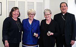 Madeleine Medal presented to longtime volunteers on diocesan finance boards
