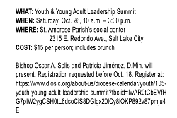 Summit to discuss how to involve youth in local Church