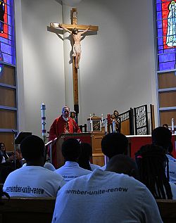 Bishop Solis commemorates Rwandan genocide
