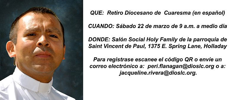 Aprenda a fortalecer su vida de oración a través del Retiro Diocesano de  Cuaresma