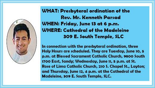 Priest ordination June 13