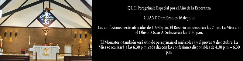El Monasterio de las Carmelitas es designado como sitio especial de peregrinaje
